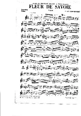 télécharger la partition d'accordéon Fleur de Savoie au format PDF