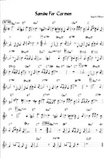 télécharger la partition d'accordéon samba for Carmen au format PDF