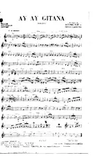download the accordion score AY AY GITANA in PDF format