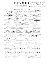 télécharger la partition d'accordéon VESOUL D'aprés l'arrangement de Marcel AZZOLA au format PDF