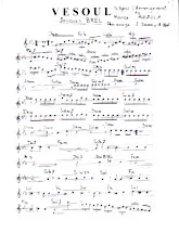 descargar la partitura para acordeón VESOUL D'aprés l'arrangement de Marcel AZZOLA en formato PDF