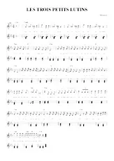 download the accordion score Les trois petits lutins in PDF format