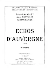 download the accordion score échos d'Auvergne in PDF format
