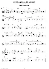 scarica la spartito per fisarmonica Au grand bal de Vienne in formato PDF
