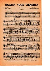 télécharger la partition d'accordéon Quand vous viendrez au format PDF
