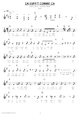download the accordion score CA SUFFIT COMME CA  ( twist ) in PDF format