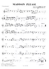 download the accordion score Madison please in PDF format