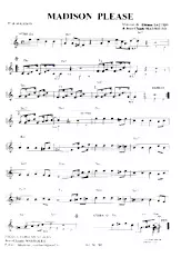 descargar la partitura para acordeón Madison please en formato PDF