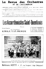 télécharger la partition d'accordéon les accordéonistes saint-quentinois au format PDF