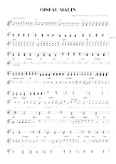 download the accordion score OISEAU MALIN  in PDF format