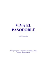 descargar la partitura para acordeón Viva el pasodoble en formato PDF