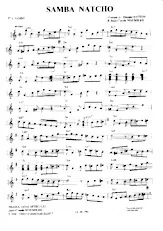 descargar la partitura para acordeón Samba natcho en formato PDF