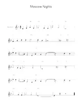 descargar la partitura para acordeón Moscow Nights en formato PDF