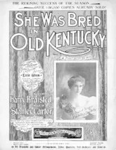 télécharger la partition d'accordéon She was Bred in Old Kentucky au format PDF