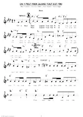download the accordion score ON Y PEUT RIEN QUAND TOUT EST FINI in PDF format