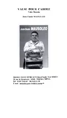 télécharger la partition d'accordéon Valse pour carole au format PDF