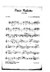 télécharger la partition d'accordéon PACO MALENO au format PDF