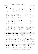 descargar la partitura para acordeón DE ZEEROVER Griffschrift en formato PDF