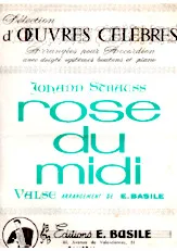 télécharger la partition d'accordéon ROSE DU MIDI  au format PDF