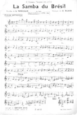 descargar la partitura para acordeón La Samba du Brésil en formato PDF