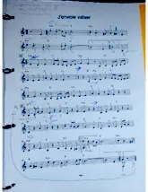 descargar la partitura para acordeón J’envoie valser en formato PDF