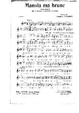 download the accordion score Manola ma brune in PDF format