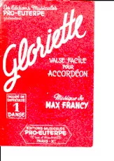 download the accordion score Gloriette in PDF format