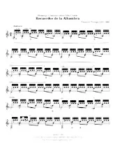 download the accordion score Recuerdos de la Alhambra in PDF format