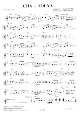 descargar la partitura para acordeón Cha - touya en formato PDF