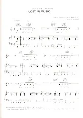 descargar la partitura para acordeón Lost in music en formato PDF