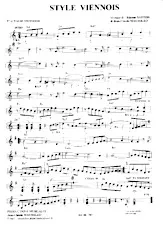 descargar la partitura para acordeón Style viennois en formato PDF