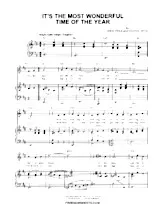télécharger la partition d'accordéon It's the most wonderful time of the year au format PDF