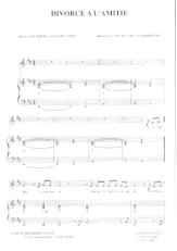 download the accordion score Divorce à l'amitié in PDF format