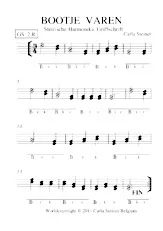 descargar la partitura para acordeón BOOTJE VAREN Griffschrift en formato PDF