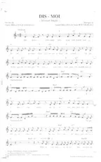 download the accordion score Dis-Moi in PDF format