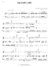 download the accordion score Island girl in PDF format