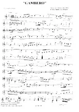 download the accordion score Gambéro in PDF format