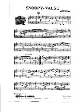 télécharger la partition d'accordéon Snoopy-Valse au format PDF