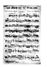 download the accordion score LE JOUR OU TU M'AS DIT in PDF format