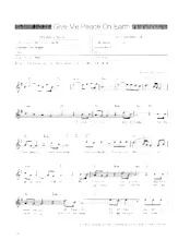 descargar la partitura para acordeón Give Me Peace On Earth  en formato PDF