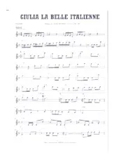 descargar la partitura para acordeón Giulia la belle Italienne en formato PDF