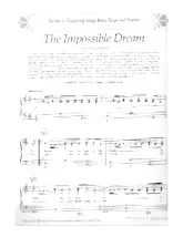 scarica la spartito per fisarmonica The impossible dream in formato PDF