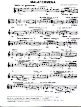 download the accordion score Malafemmena (Tempo di Habanera)  (Accordéon)  in PDF format