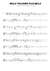 descargar la partitura para acordeón Belle toujours plus belle en formato PDF