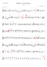 download the accordion score Mon Aveyron in PDF format