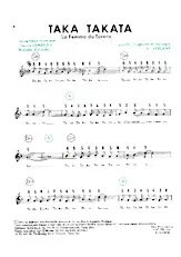 descargar la partitura para acordeón Taka Takata (La femme du Torero) en formato PDF