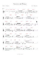 descargar la partitura para acordeón Soirées de Prince en formato PDF