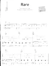 descargar la partitura para acordeón Rare en formato PDF