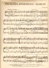 scarica la spartito per fisarmonica Frosini's Symphonic March  in formato PDF