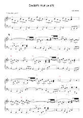 descargar la partitura para acordeón Concerto pour un été en formato PDF